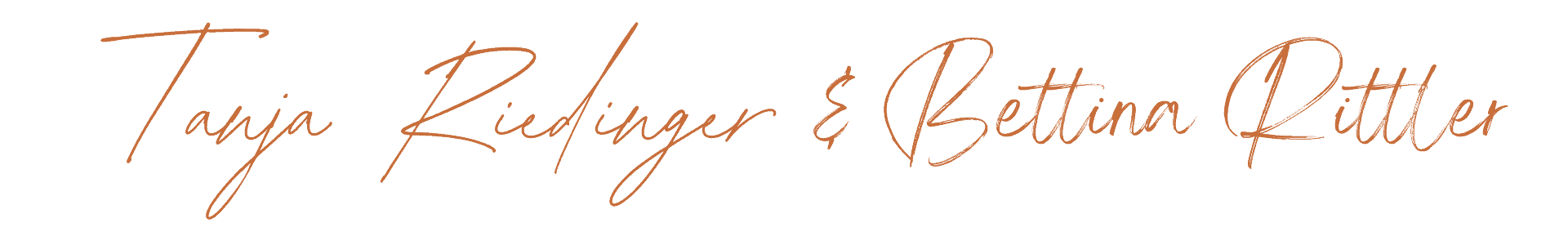 Signaturen von Tanja Riedinger und Bettina Rittler